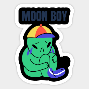 Moon Boy Sticker